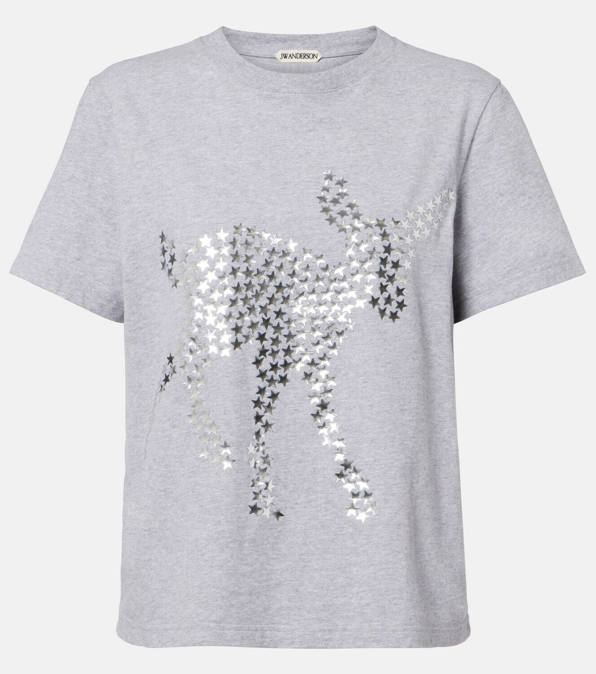 JW Anderson Embellished cotton jersey T-shirt