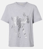 JW Anderson Embellished cotton jersey T-shirt