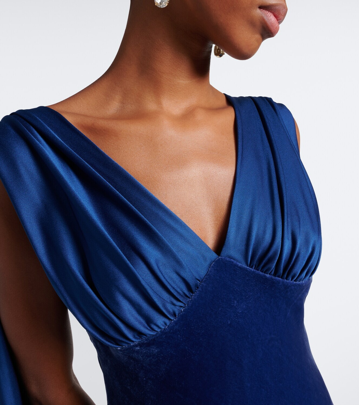 Simkhai Mariselle caped velvet gown