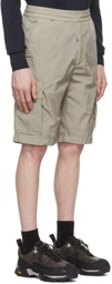 C.P. Company Taupe Nylon Shorts