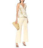 Brock Collection - Ribes floral cotton-poplin top