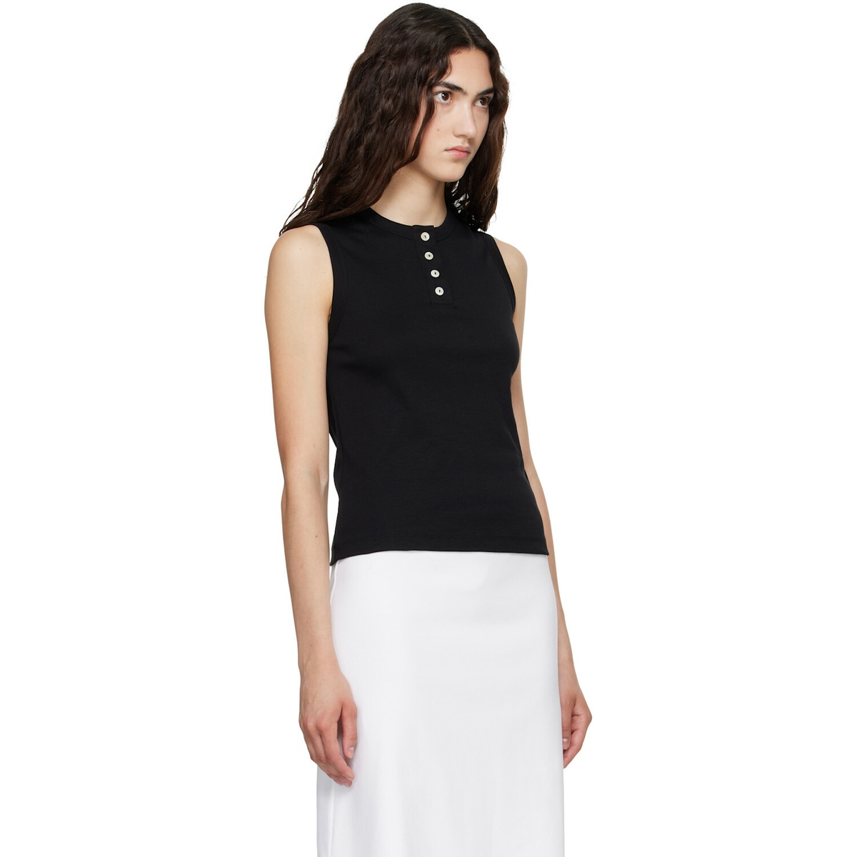 FLORE FLORE Black Jess Tank Top