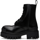Balenciaga Black Strike Zip Boots