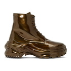 Maison Margiela Bronze Combat Boots