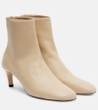 Toteme Leather ankle boots