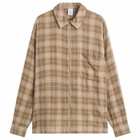 Won Hundred Men's Zayne Zip Overshirt in Ginger Snap