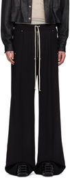 Rick Owens Black Porterville Wide Bela Trousers