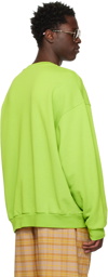 Acne Studios Green Bubble Sweatshirt