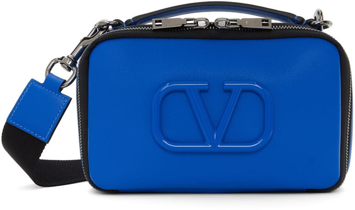 Photo: Valentino Garavani Blue VLogo Signature Crossbody Bag