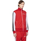 Palm Angels Red Side Band Track Jacket