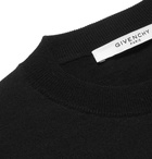 Givenchy - Slim-Fit Logo-Intarsia Wool Sweater - Black