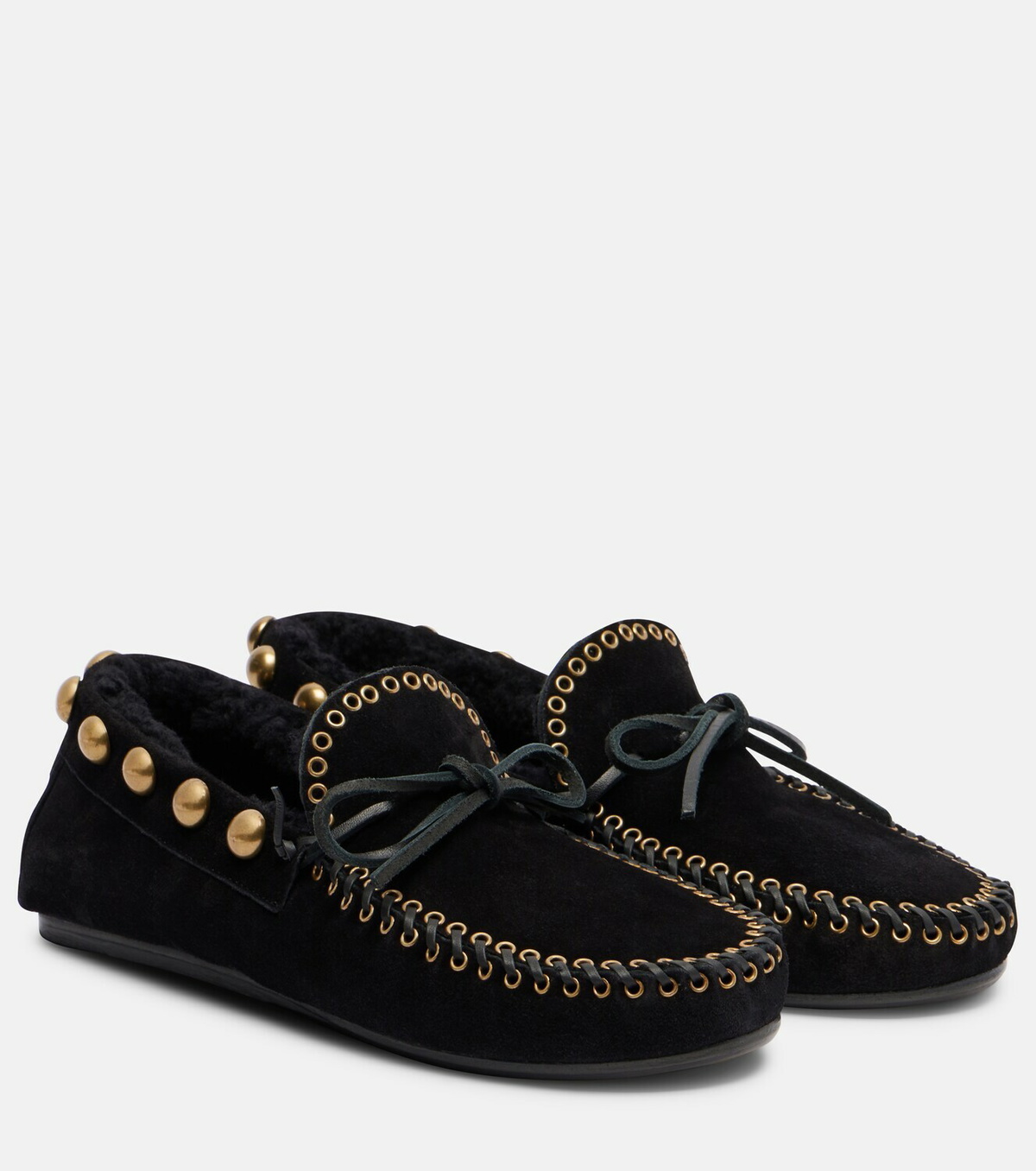 Isabel Marant Fitza studded suede loafers