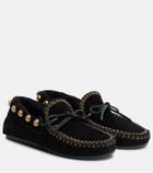 Isabel Marant Fitza studded suede loafers