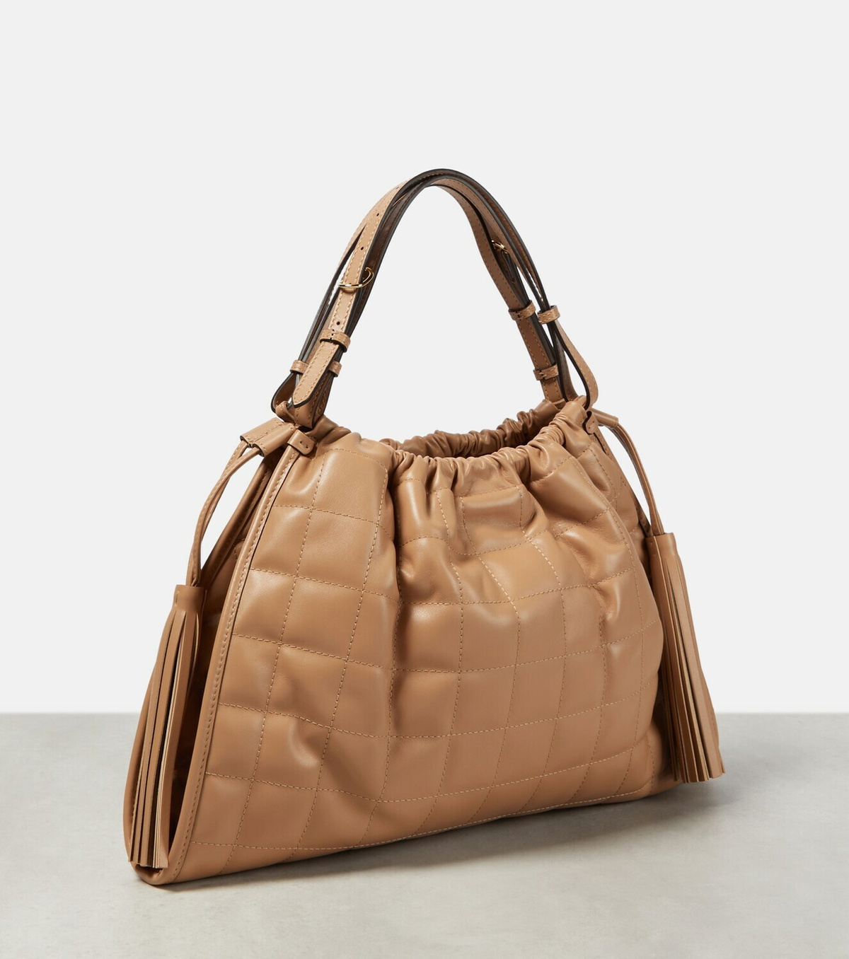 Gucci Deco Large quilted leather shoulder bag