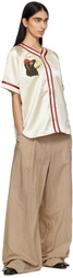 Bode Off-White Redtail Baseball Shirt