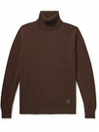 Tod's - Virgin Wool and Cashmere-Blend Rollneck Sweater - Brown