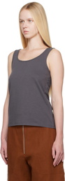 Studio Nicholson Gray Rist Jersey Tank Top