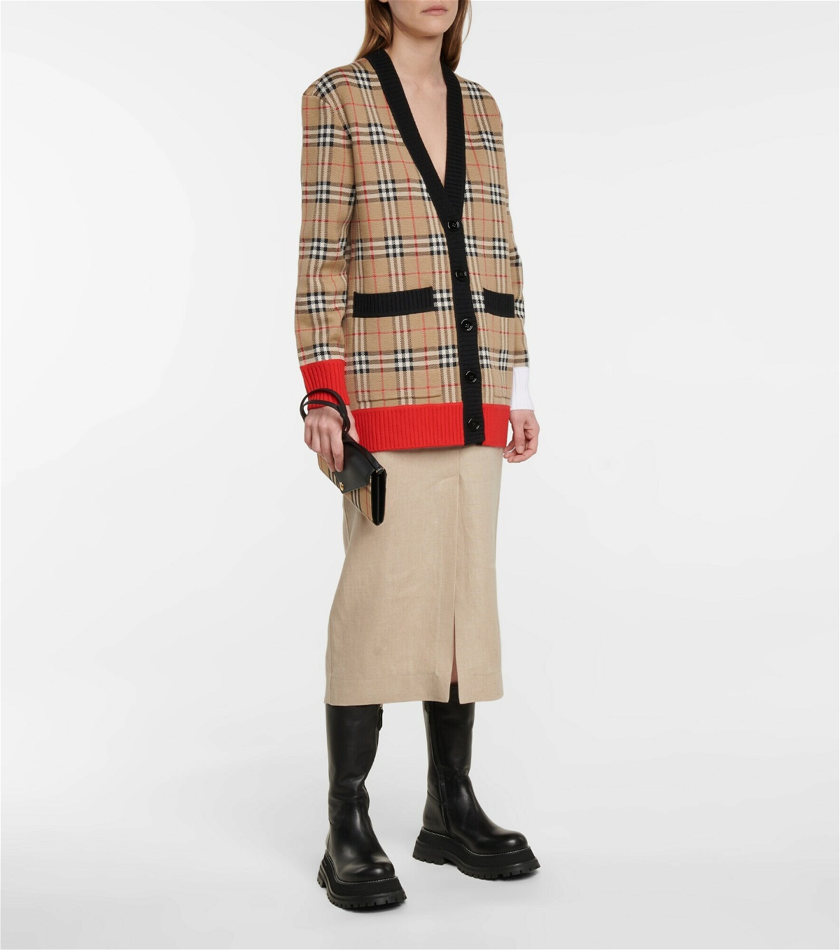 Burberry - Linen pencil skirt Burberry