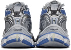 Balenciaga Blue & Gray Runner Sneakers