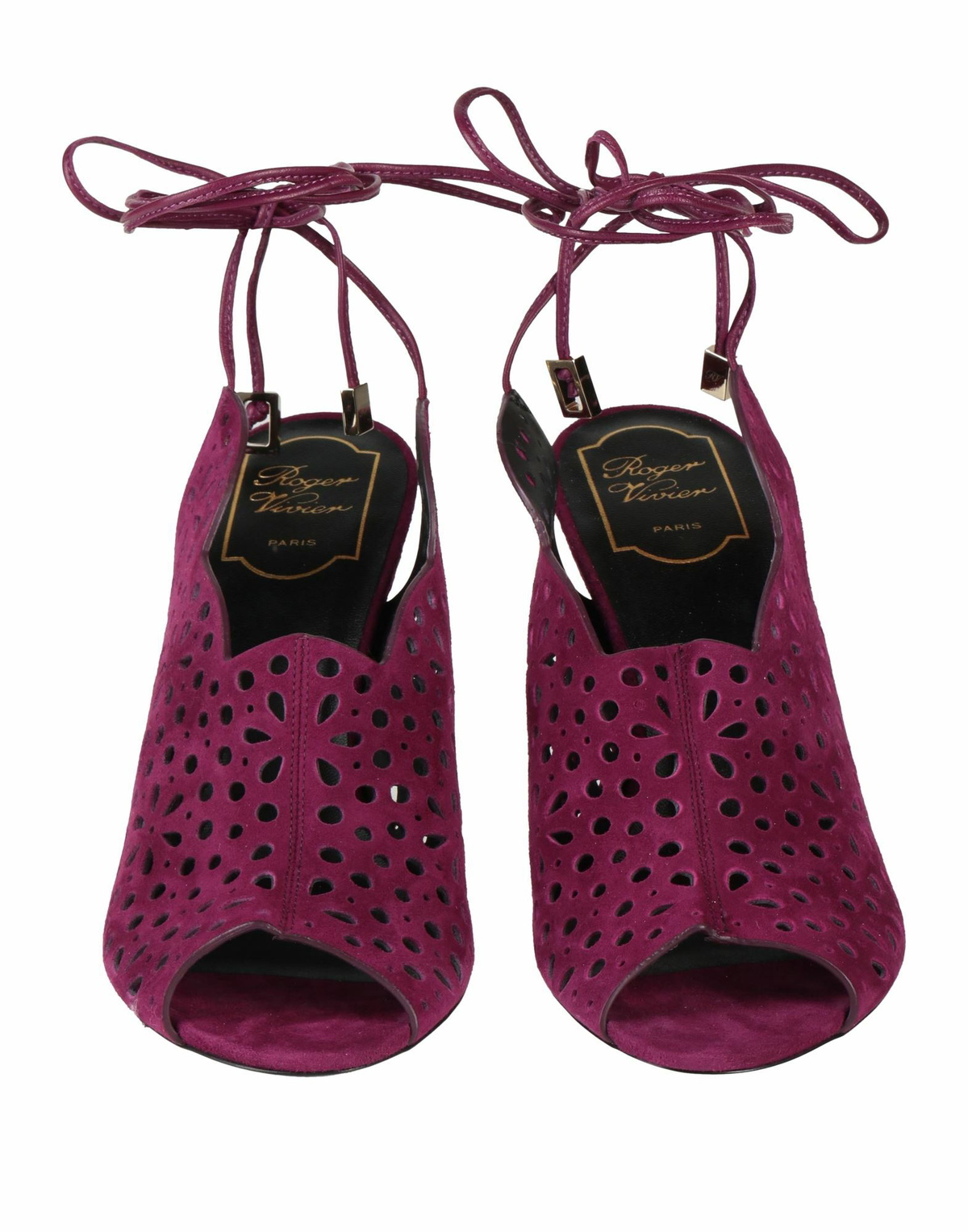 Roger Vivier Womens Sandals in Plum