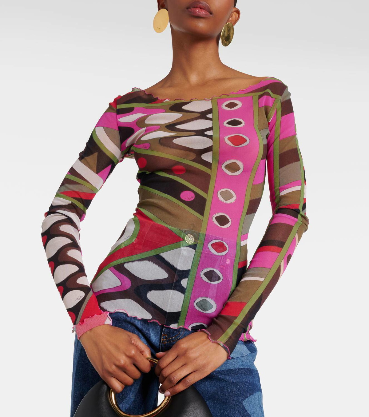 Pucci Vivara-printed top Emilio Pucci