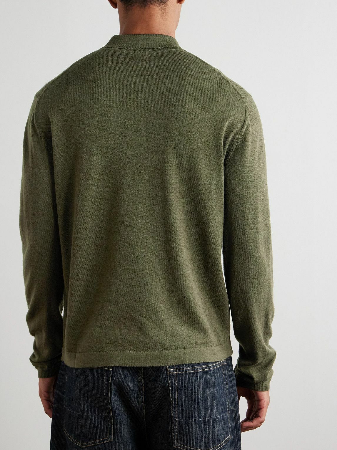 Massimo Alba - Wool Polo Shirt - Green