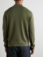 Massimo Alba - Wool Polo Shirt - Green