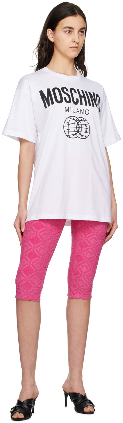 Moschino White Cotton T-Shirt