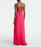 Joseph Zuzi halterneck crêpe maxi dress