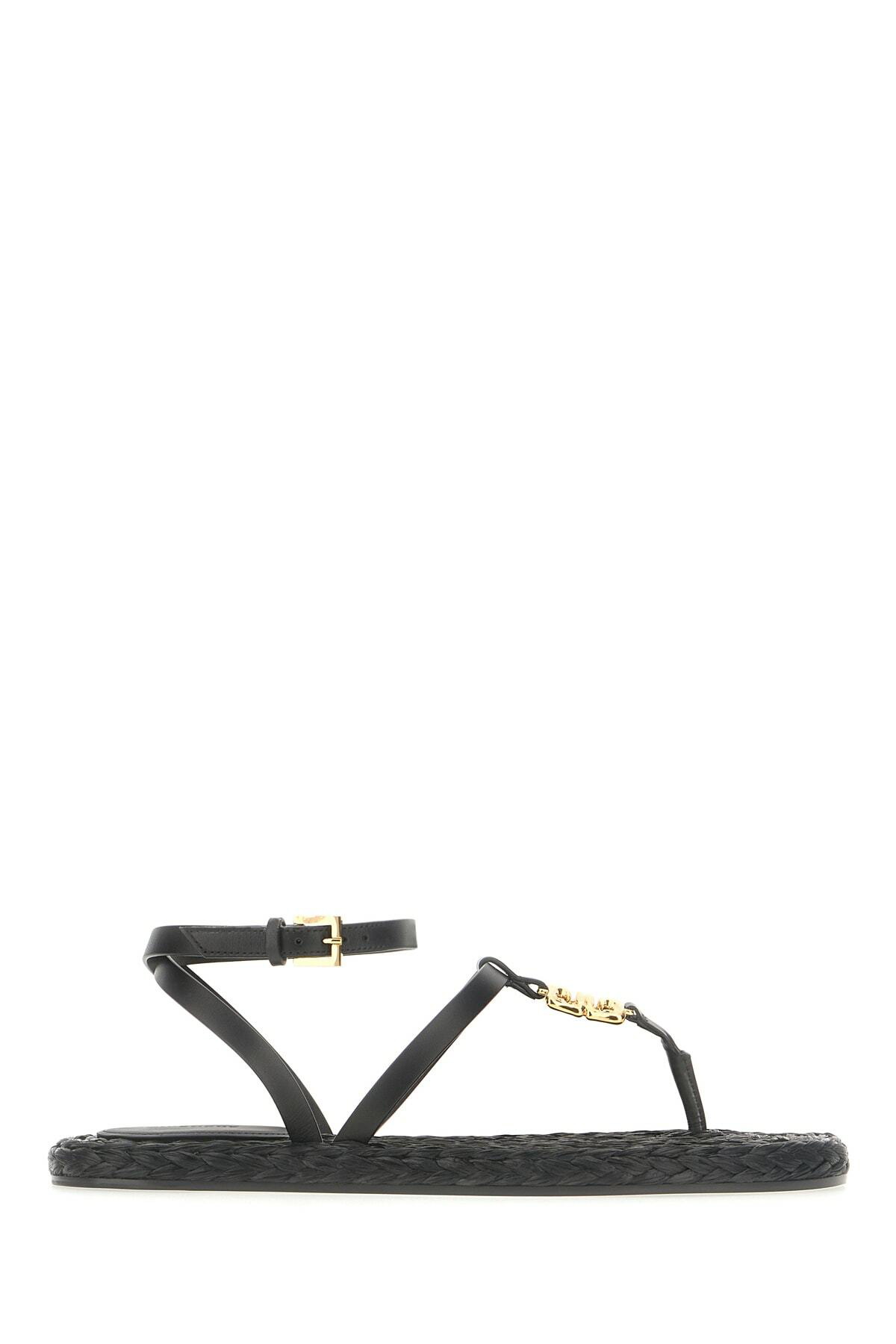 クシュディリページ Givenchy - G Cube feather-trimmed leather sandals Givenchy