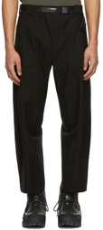 Hyein Seo Black Polyester Trousers