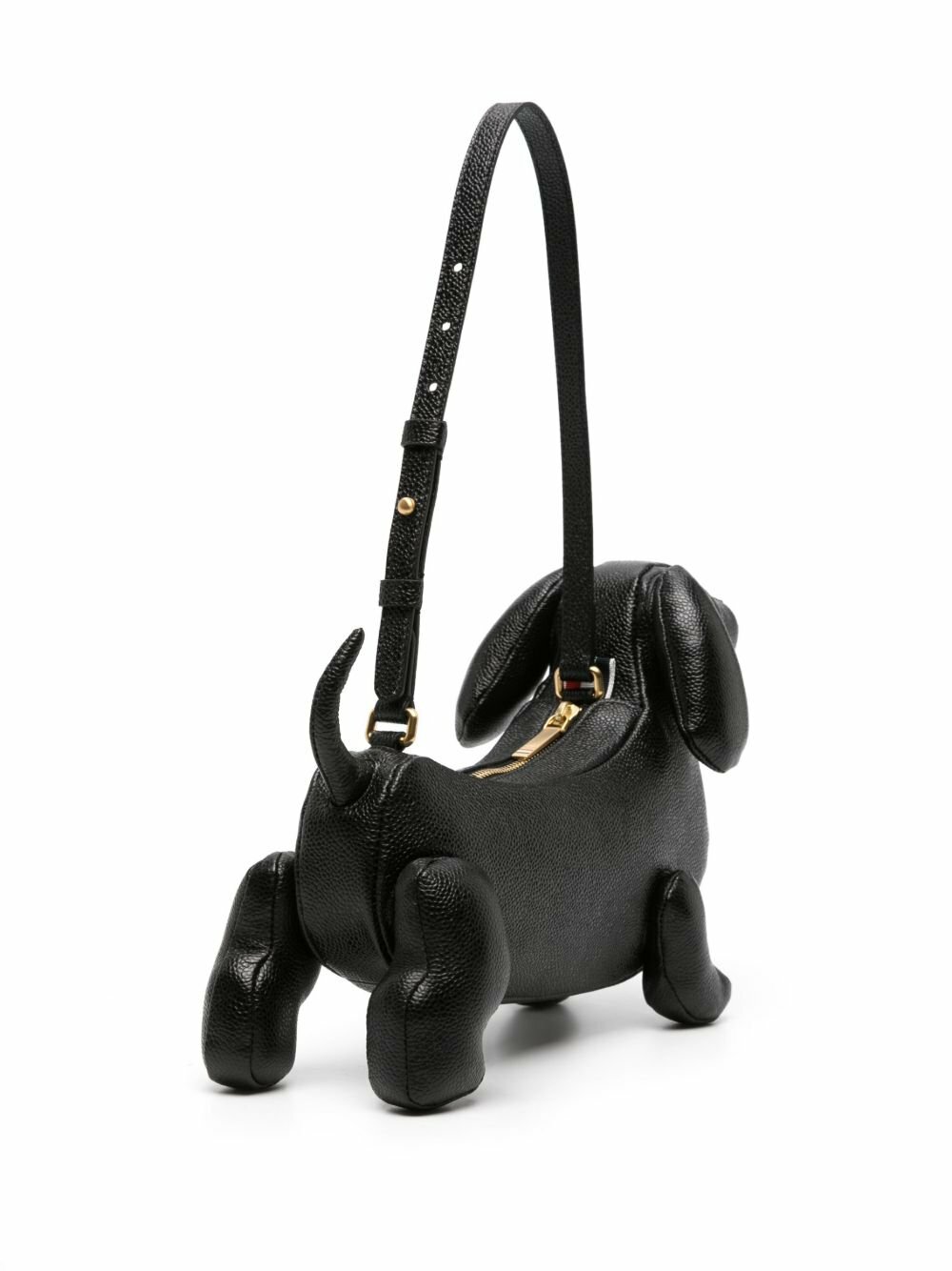 Thom Browne Black Calf Leather Bos Taurus Handbag main image 0