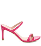 Stuart Weitzman - Aleena 75 leather sandals