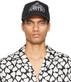 AMIRI Black Cherub Trucker Hat