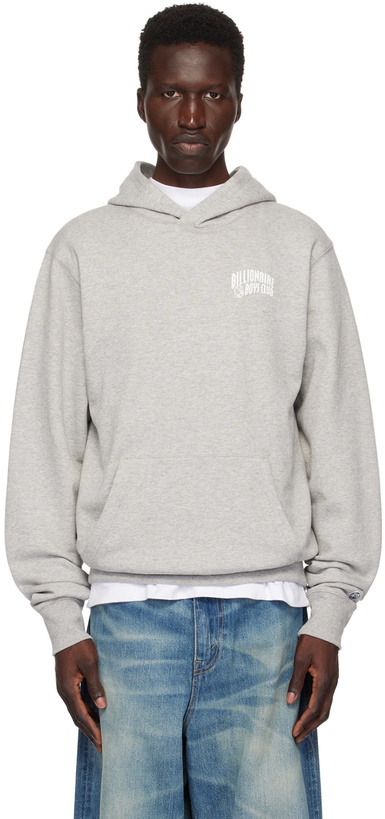 Photo: Billionaire Boys Club Gray Small Arch Logo Hoodie