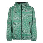 MC2 Saint Barth Man Hooded Lightweight Windbreaker With Bandanna Print