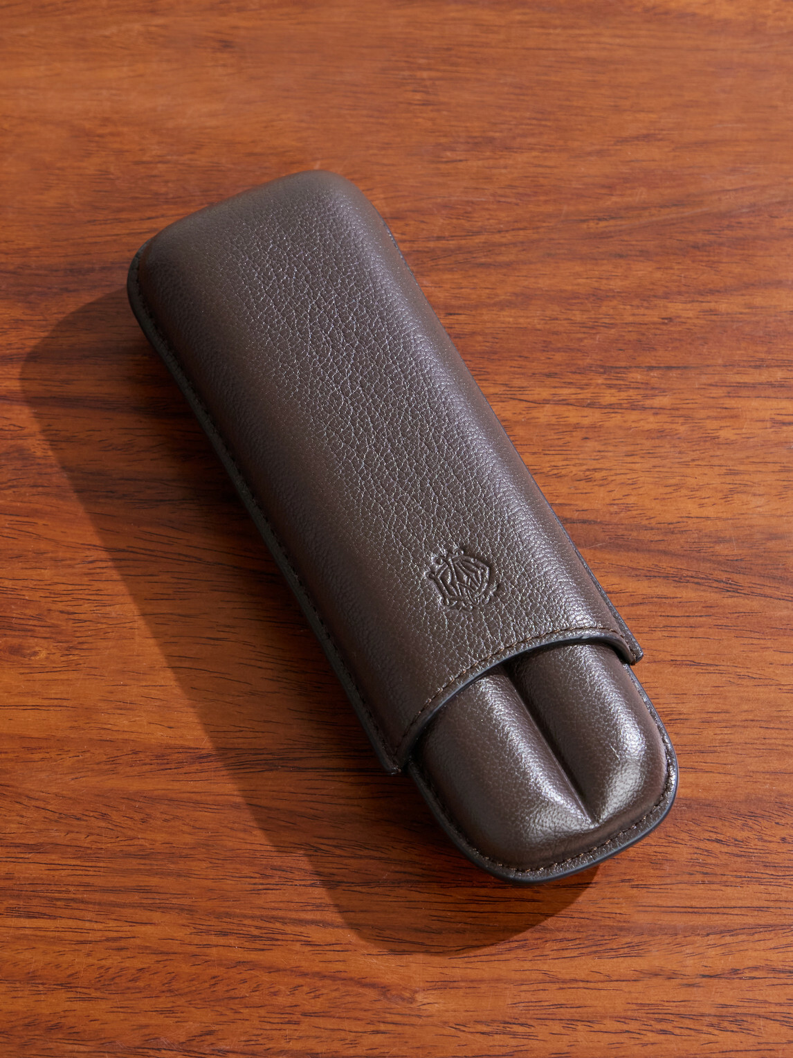 Dunhill - Duo Leather Cigar Case - Brown