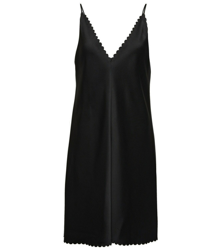 Photo: Jil Sander Scalloped crêpe minidress