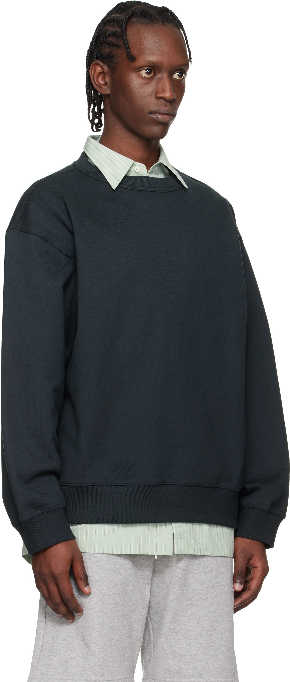Dries Van Noten Black Oversized Sweatshirt