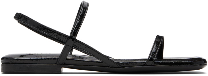 Photo: ANINE BING Black Hilda Flat Sandals