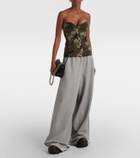 Vetements Corset cotton top
