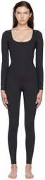 SKIMS Black All-In-One Jumpsuit