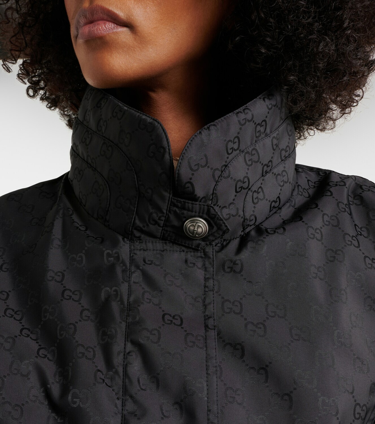 Gucci GG cotton-trimmed jacket