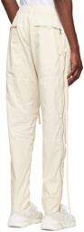 Dsquared2 Off-White Cotton Cargo Pants