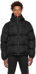 Gucci Black Jumbo GG Down Jacket