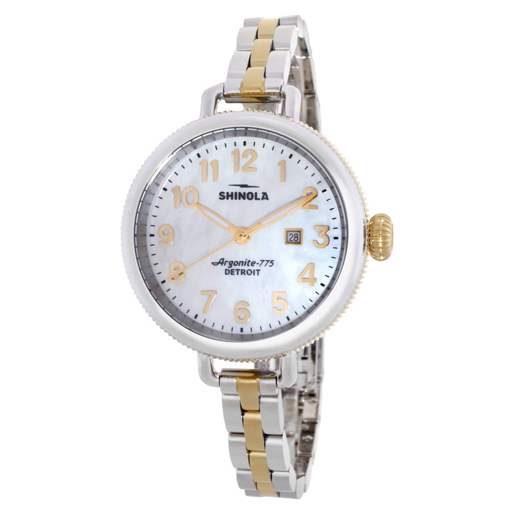 Photo: Shinola Birdy Quartz White Dial Ladies Watch S0120077932