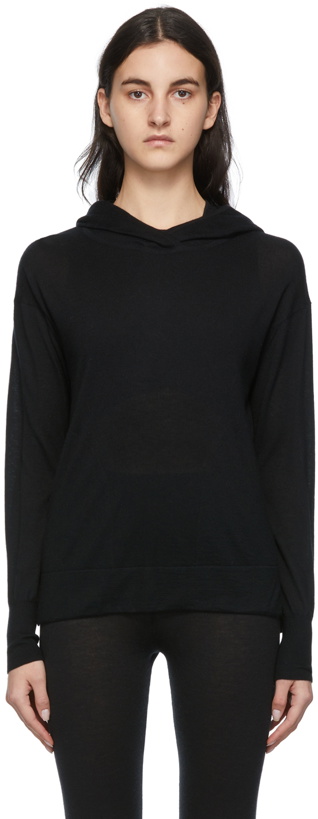 Photo: Le Kasha Black Cashmere Madrid Hoodie