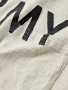 KAPITAL - Printed Cotton-Jersey T-Shirt - Neutrals