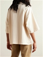 Fear of God - Oversized Printed Cotton-Jersey T-Shirt - Neutrals