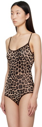 Baserange Brown Emily Bodysuit